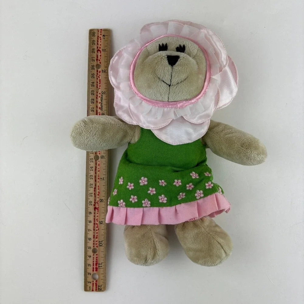 Starbucks Bearista Bear 92nd Edition‎ 2010 Spring Flower Collectible Plush Bear